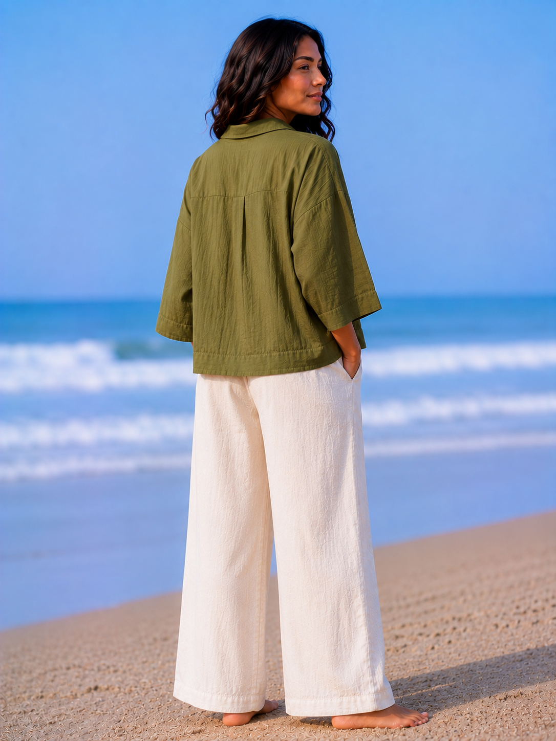 Women's Relaxed Fit Button Down Shirt | Short Sleeve Casual Top