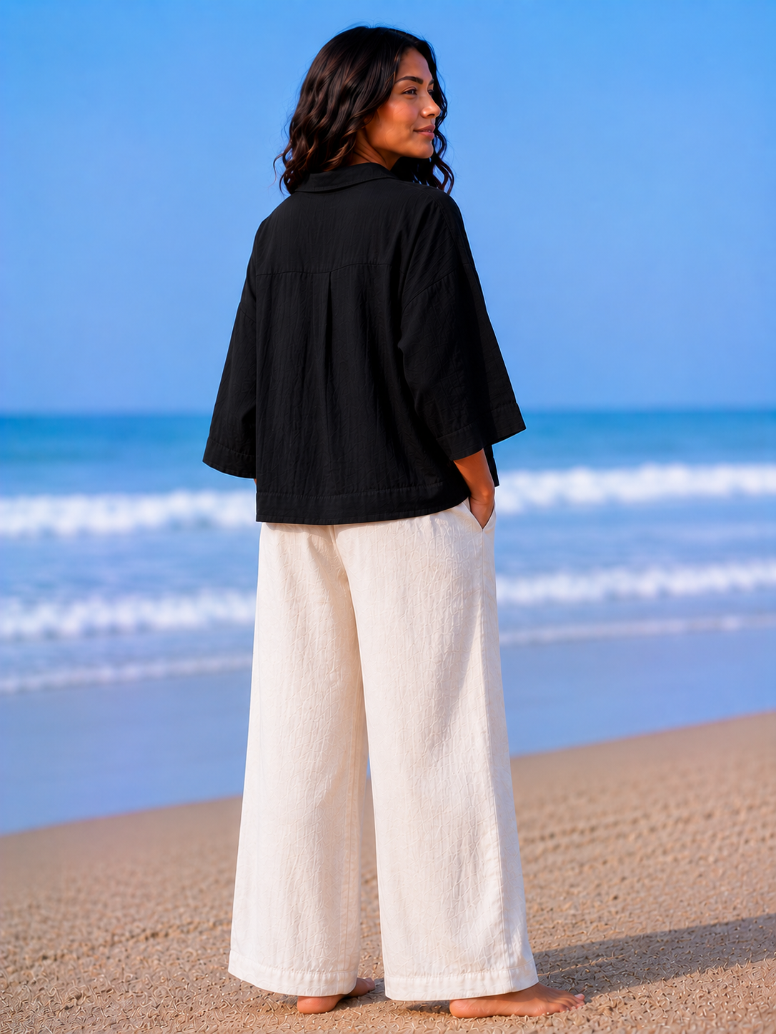 Women's Relaxed Fit Button Down Shirt | Short Sleeve Casual Top
